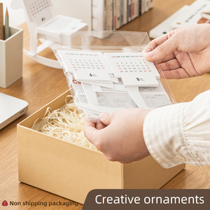 <span class=keywords><strong>2025</strong></span> Bàn Nhỏ Lịch bàn tự làm bằng gỗ ngựa hoạt hình hình dạng máy tính để bàn khối xây dựng đồ chơi Hiển thị lịch bàn sáng tạo - Product Image 4