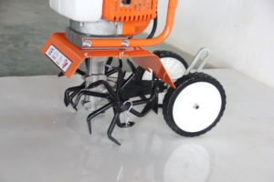 Equipo de Agricultura de 6 aspas, herramientas y equipo de arranque fácil, Mini cultivador <span class=keywords><strong>manual</strong></span> de gasolina para jardín, nuevo diseño - Product Image 5