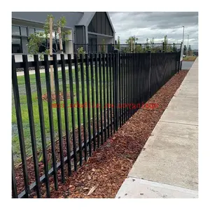 Fabrika ferforje çit çelik paspas ucuz lazer kesim corten çelik bahçe çit alüminyum metal çit panelleri