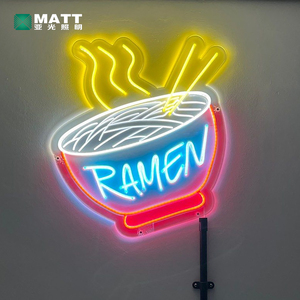Enseigne lumineuse LED personnalisée pour logo d'entreprise, enseigne alimentaire, bol de ramen, <span class=keywords><strong>cuisine</strong></span> japonaise, nouilles, néons LED pour la décoration murale de restaurant - Product Image 3