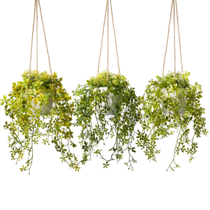 Wisteria Hanging Flowers Golden Bell <b>Vine</b> Flowers Artificial Flowers Decorations for Home <b>Wall</b> Hanging Greenery Wholesale - Product Image 1