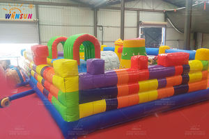 Castillo Inflable Resistente al Fuego e Impermeable de Fácil Instalación y Tamaño Personalizado, Combinado con Trampolín - Product Image 3