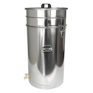 Réservoir de miel de qualité alimentaire 65L Crépine double couche Réservoir de miel en acier inoxydable avec passoire - Product Image 2
