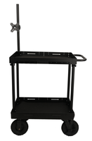 Station de travail Ulanzi Crew Cart pour moniteur de télévision, compatible avec les accessoires de studio photo en fer et en aluminium