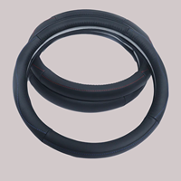 Housse de volant intérieure pour pièces automobiles, antidérapante, respirante, en cuir véritable, universelle, compatible avec Hiace, marque BLA, protection