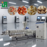Ligne de production de snacks de riz fourrés par extrusion, système de remplissage concentrique, équipement pour bâtonnets de maïs à faible cœur vide et garniture centralisée