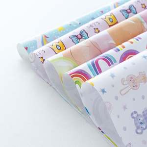 Wholesale 80g <b>Birthday</b> Sprightly and LivelyArtPaper Tissue 43*300cm Gift Luxury Custom Packaging <b>Wrapping</b> <b>Paper</b> <b>Roll</b> - Product Image 5