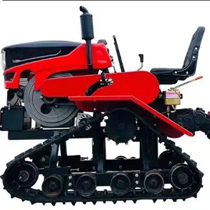 Nuevo 50hp 80hp 120hp Big Farm Crawler Tractor Similarmente Walking Tractor Track de goma