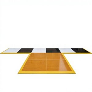 4x4ft Dance Floor Panels Portable Dance Flooring with Aluminum Edges for Outdoors Indoors - Product Image 1