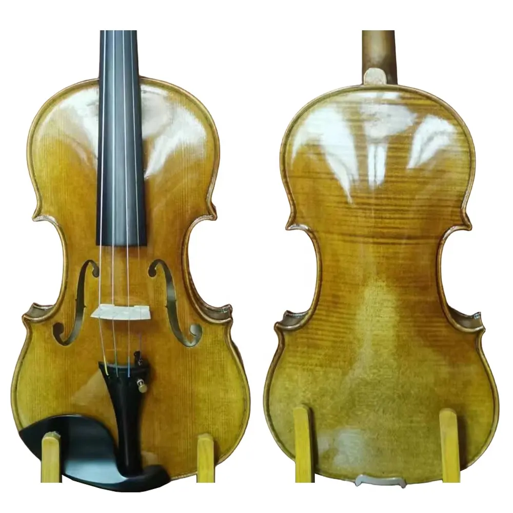 Full Size Europese Houten Viool Gemaakt Door Ervaren Gitaarbouwer Goede Kwaliteit Handgemaakte Viool Antonio Stradivari 1716