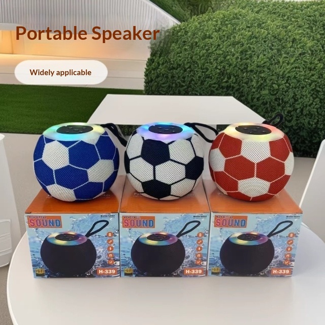 Cross-border New for Football Subwoofer Outdoor Portable Home Decoration Desktop Ornaments Mini for 5.3 5W Speaker