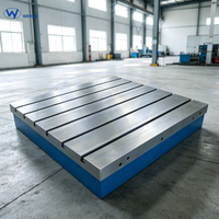 Plateforme modulaire en fonte à rainures en T, certifiée CE, sur mesure, anti-déformation, grande table pour lignes d'assemblage optique