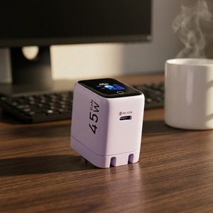 Doublepow 45W GAN USB C ที่ชาร์จ<span class=keywords><strong>เร็ว</strong></span> PD อะแดปเ<span class=keywords><strong>ต</strong></span>อร์ติดผนังจอแสดงผล LED <span class=keywords><strong>แบ</strong></span>บเรียลไทม์สำหรับ iPhone MacBook Android SWITCH - Product Image 4