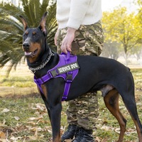Arnés para Perros Pequeños y Grandes, Arnés de Tela Acolchada para Mascotas, Chaleco para Perros con Soporte para Pecho y Espalda, Suministros para Mascotas