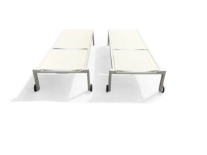 Chaise longue réglable <span class=keywords><strong>de</strong></span> luxe <span class=keywords><strong>en</strong></span> <span class=keywords><strong>aluminium</strong></span> pour hôtel avec roues lit <span class=keywords><strong>de</strong></span> soleil pour piscine extérieure chaises longues pour patio - Product Image 5