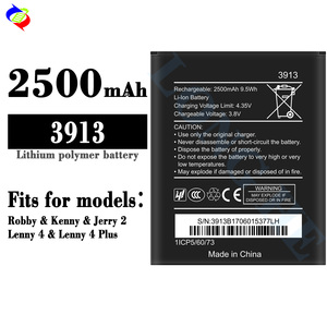 Batería de 2500mAh 3.8V 3913 para teléfono móvil Wiko Robby Kenny Jerry 2 Lenny 4 Lenny 4 Plus - Product Image 2
