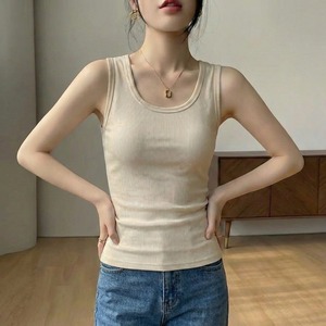 Canotta da donna <span class=keywords><strong>senza</strong></span> <span class=keywords><strong>spalline</strong></span> 2026, modellante, <span class=keywords><strong>senza</strong></span> maniche, da indossare sotto o sopra, estiva, delicata, versatile - Product Image 4