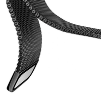 Remplacement de montre de bracelet de montre de bracelet de maille d'acier inoxydable pour la montre de jeunesse de Xiaomi Amazfit Bip