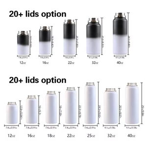 Botella de agua aislada de acero inoxidable de pared doble para deportes al aire libre de <span class=keywords><strong>boca</strong></span> ancha - Product Image 6