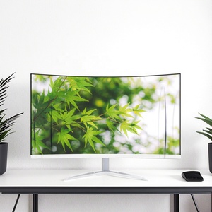 Moniteur de jeu grand format 22/24/27/32 pouces incurvé, sans cadre, avec audio intégré, écran LCD 165 Hz, vente en gros directe usine - Product Image 1