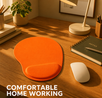 Tapis de souris ergonomique avec support de poignet en EVA souple - Prévient la fatigue pour 8h+ de travail quotidien au bureau