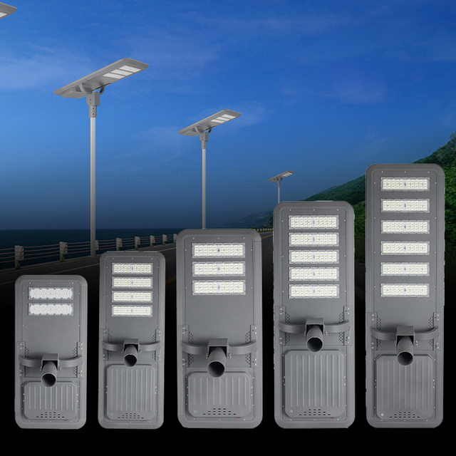Outdoor Road Lighting Ip65 Waterproof StreetLight 400w 600w 800w 1000w 1200w Integrated All in One Led Solar Street Light