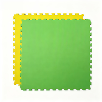 Tapete de Espuma EVA de 100x100cm con Cinco Líneas, Antideslizante, para Ejercicio, Yoga, Gimnasio, Grueso, con Absorción de Impactos, Losetas Encajables, Venta al Por Mayor de Fábrica
