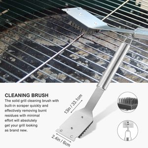 Juego de Herramientas para Barbacoa de Alta Resistencia para Exteriores, Acero Inoxidable Resistente al Calor, Más de 12 Piezas, Accesorios para Barbacoa - Product Image 5