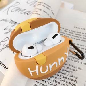 Coque antichoc en silicone 3D drôle de dessin animé Honey <span class=keywords><strong>Pot</strong></span> Cover pour Airpods 1/2/Pro - Product Image 4