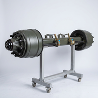Essieu pneumatique de type américain 12T avec ressort pneumatique et frein à tambour pour remorque de camion