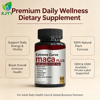 Capsules de Complément Herbal Maca Plus Marque Privée OEM 7500mg – Amélioration des Fesses et des Hanches, Raffermissement des Gluteus, Boost d'Énergie