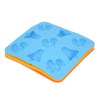 Moules en silicone époxy cloches et canard personnalisés dessin animé chocolat bonbons gâteau moule casseroles tarte plateau de cuisson