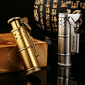 Encendedor de Queroseno Promise, Encendedor de Cigarrillos Metálico Resistente al Viento, Accesorio para Fumar, Regalo para Hombres - Product Image 2