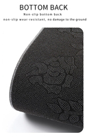Tapis Insonorisant Style Scandinave Luxe Léger pour Salon Chambre Table Basse Paillasson Côté Canapé et Lit