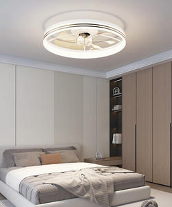 Ventilateur de plafond intelligent avec minuterie - 7 pales, montage encastré, LED à trois couleurs à intensité variable, silencieux, 6 vitesses, commande par application et télécommande - Product Image 6