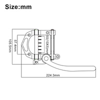 Sistem Tremolo Gitar Elektrik Jazz, Batang Rocker Kecil, Cocok untuk SG ES335 LP