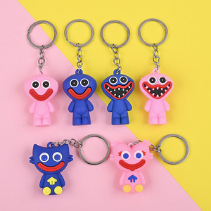 Nouveau porte-clés créatif en PVC souple, léger, imperméable, dessin animé, cadeau - Product Image 1