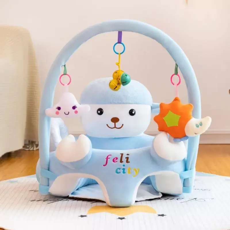 kids chairs car sitting cushion baby support seat plush/Custom Baby Seat Plush Toys With cartoon image figure dolls