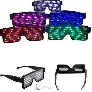 Gafas Luminosas LED de Neón de Destello Rápido, Recargables por USB, para Fiestas, Conciertos, Navidad, Juguetes Luminosos, Rave, Cotillón, Army Bomb - Product Image 4