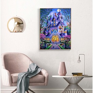 <span class=keywords><strong>Kit</strong></span> <span class=keywords><strong>de</strong></span> <span class=keywords><strong>peinture</strong></span> diamant rond <span class=keywords><strong>de</strong></span> grande taille <span class=keywords><strong>kit</strong></span> d'art diamant 5D artisanat <span class=keywords><strong>débutant</strong></span> belle maison bricolage décoration murale cadeau - Product Image 2