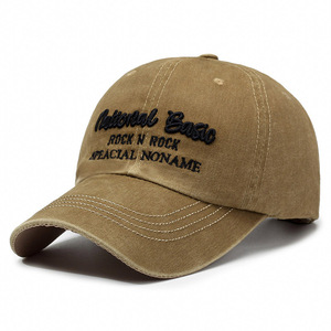 Gorra de Béisbol de 6 Paneles, 100% Algodón, Unisex, Estilo Casual Lavado, Cierre con Hebilla Metálica, para Deportes, Viajes, Golf, Running - Product Image 1