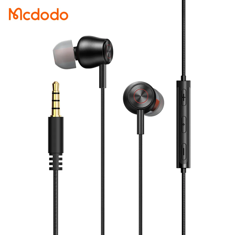 OEM Earphones Headphones Wired with 3.5mm Gold Plated Plug Stereo Volume Control HD Call with Mic 3.5mm Plug In Headphones