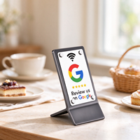 Support d'affichage de table sans contact intelligent et réutilisable avec puce NFC magnétique pour carte de visite
