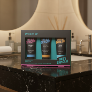 <span class=keywords><strong>Coffret</strong></span> Cadeau <span class=keywords><strong>Bain</strong></span> et Spa pour Hommes, Prix Usine, Vente Flash, Contient Gel <span class=keywords><strong>Douche</strong></span>, <span class=keywords><strong>Bain</strong></span> Moussant et Lait Corporel - Product Image 1