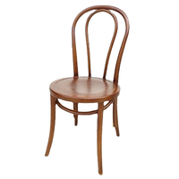 Chaise Thonet classique moderne en bois massif, mobilier de restaurant durable, ensemble de 10 pièces pour salle à manger, style café, pour hôtels, usine