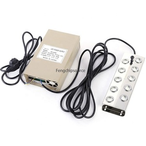 Humidificateur ultrasonique industriel dix 10 têtes plaque d'atomisation piscine rocaille atomiseur paysage jardin pulvérisation brumisateur - Product Image 1