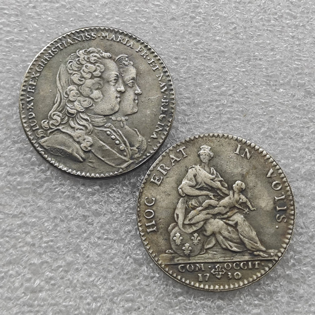 1730 France Antique Style Commemorative Coins,Gifts,Home Decoration