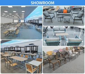 Silla <span class=keywords><strong>de</strong></span> Comedor <span class=keywords><strong>de</strong></span> Estilo Exportación, <span class=keywords><strong>de</strong></span> Aleación <span class=keywords><strong>de</strong></span> Aluminio, Tejida con Cuerda, Impermeable, Ligera, Moderna y Cómoda, para Patio y Jardín - Product Image 6