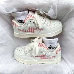 Nouvelles Chaussures Décontractées Printemps-Automne 2026 pour Femme, à Semelle Épaisse, Polyvalentes, Tendance Ins, Respirantes, Blanches - Product Image 1