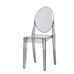 Nordic Transparent Acrylic Dining Chair Ghost Chair Devil Net Red Household Plastic Crystal Stool Makeup Chair for Living Room
